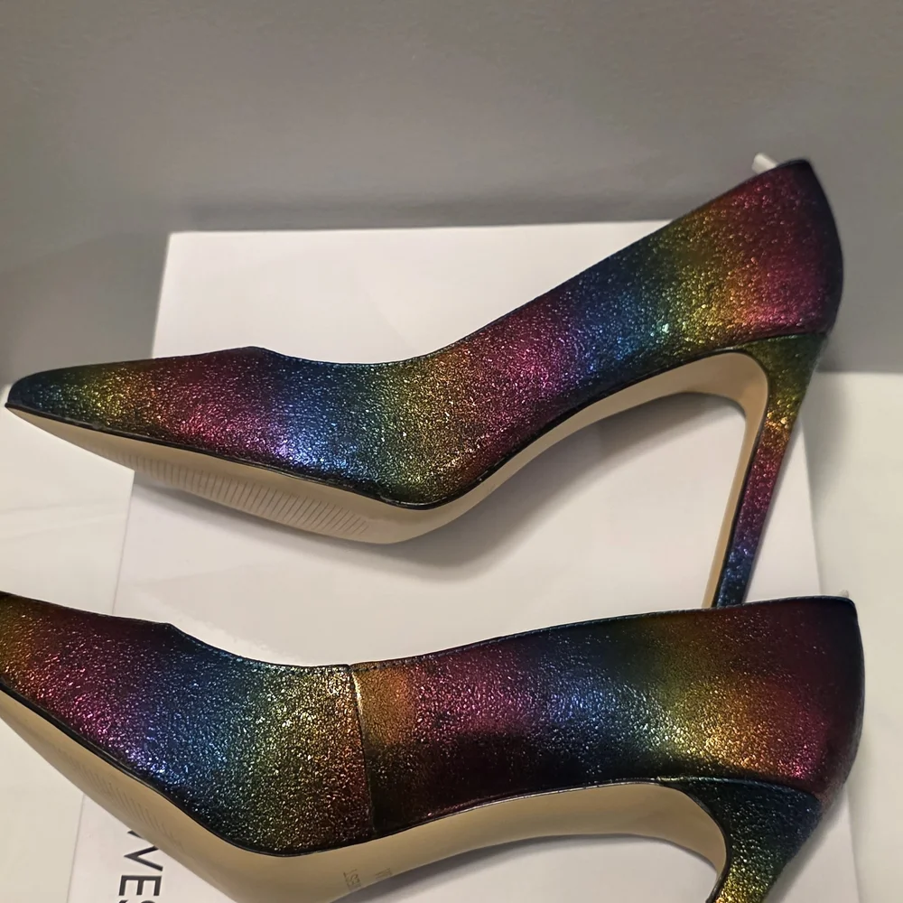 BRAND NEW Nine West Multicolor Tatiana Stilletto Heels - Picture 5 of 7